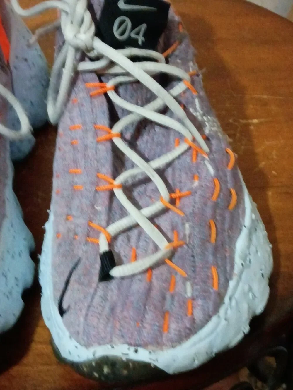 Nike Space Hippie 04 Multi Color Total Orange Women's Size 7 CD3476-900 - Picture 8 of 15